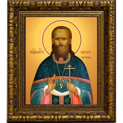 Виктор Воронов священномученик. Икона на холсте.