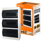 Бокс настенного монтажа навес, ЩРН-П, пластик, TDM, 36мод, IP41, SQ0901-0007