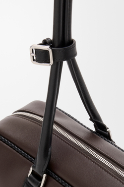 Loewe Укороченная сумка Amazona 31 из классической телячьей кожи, темно-каштановый