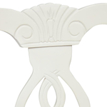 Стул - Афродита/ Aphrodite дерево гевея, 46х54х99см, butter white, ткань кремовая с рисунком (3321)