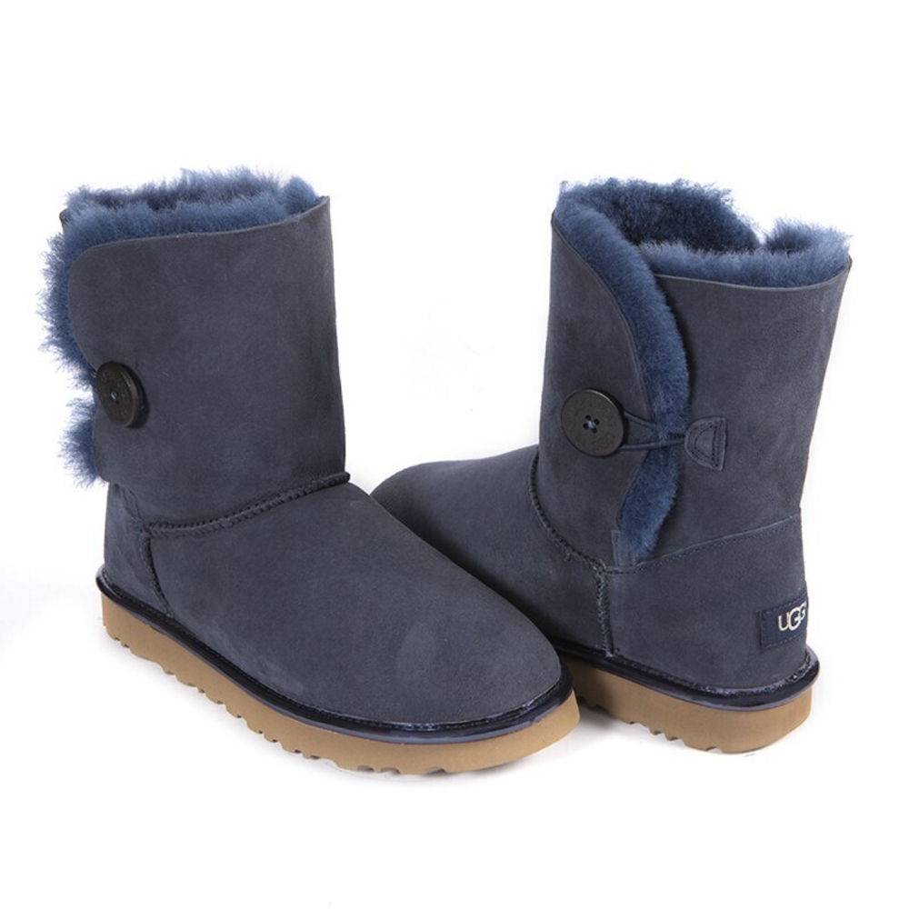 Угги Bailey Button Short II Metallic Navy