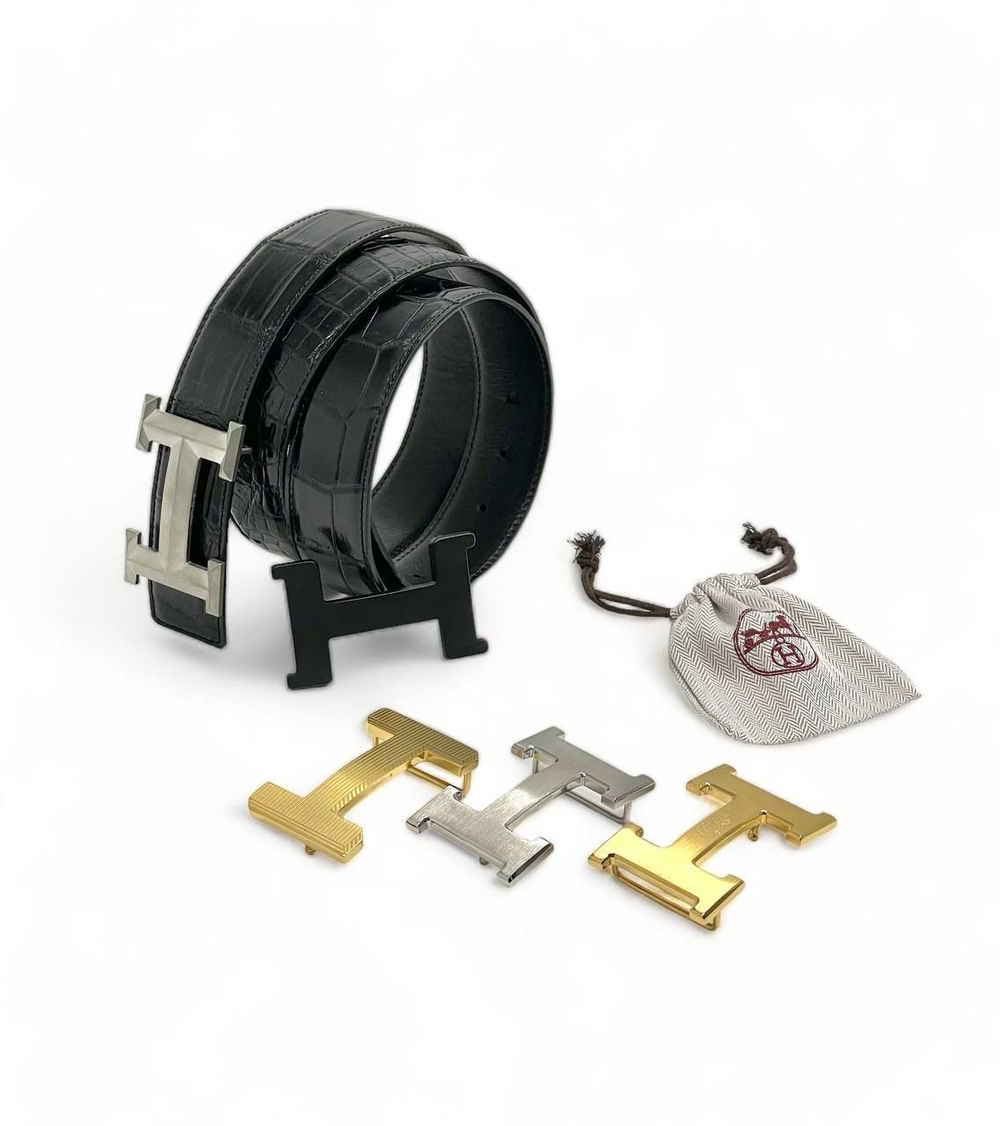 Ремень Hermes из кожи крокодила, арт. 460923528