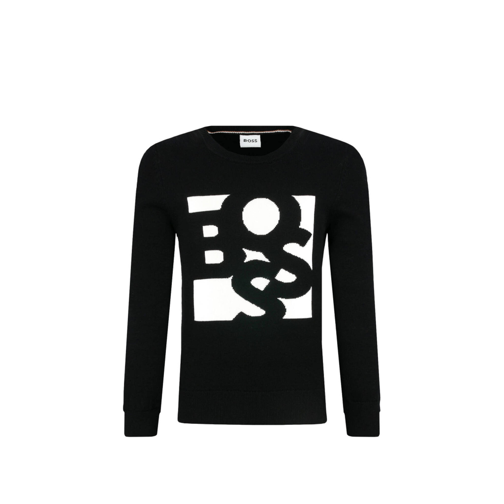 свитер BOSS Kidswear - черный(J25M45)