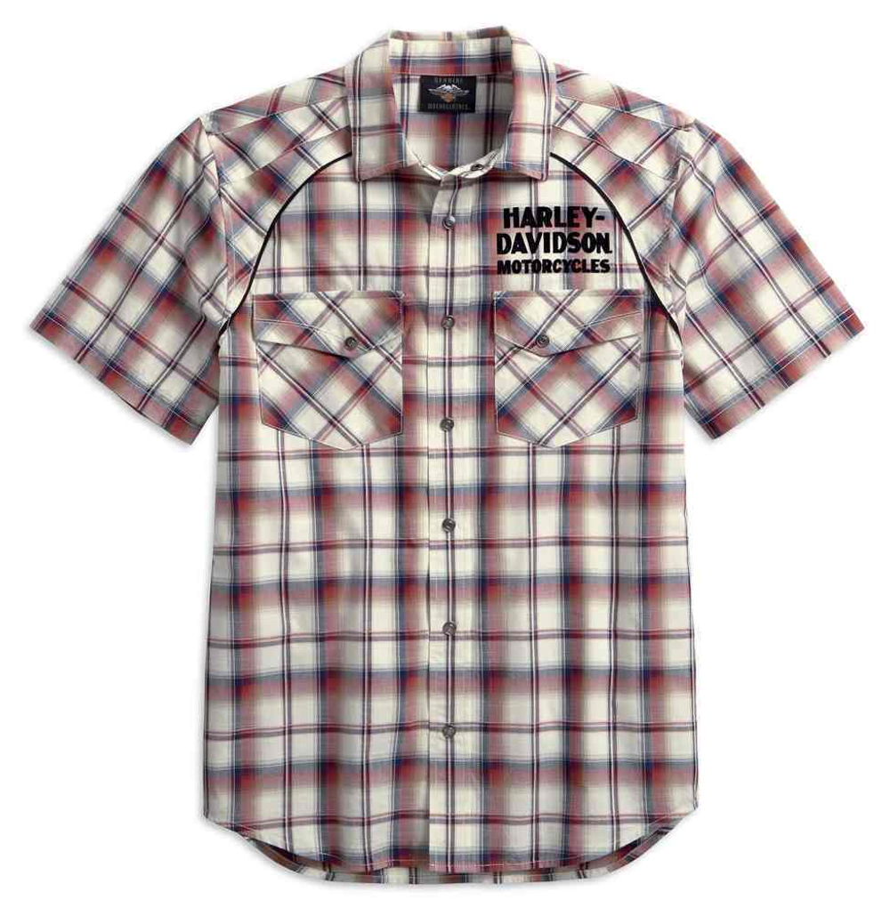 Рубашка Men's Upright Eagle Plaid Harley-Davidson