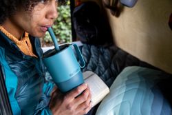 Термостакан Klean Kanteen Rise Tumbler 26oz Straw Lid (770 мл) Brittany Blue
