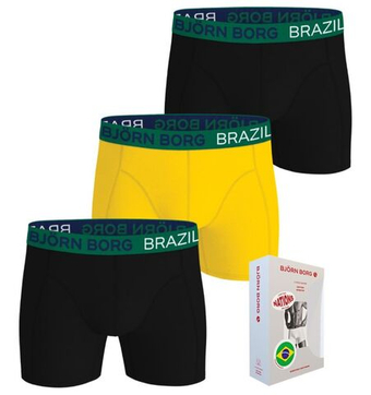 Мужские спортивные боксеры Björn Borg Cotton Stretch Brazil 3P - multicolor