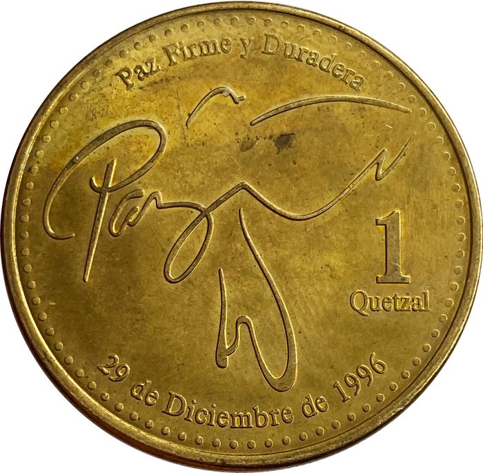 1 кетсаль 2013-2018 Гватемала
