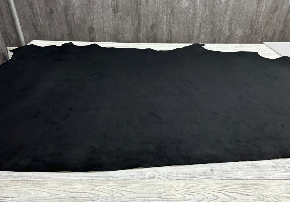 Boolwing Nabuk Wax Nero (1,5-1,7 мм), цв. Черный, натуральная кожа
