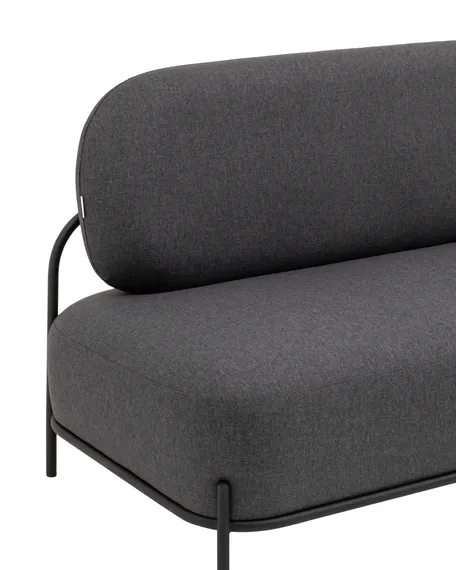 Диван Midnignt темно-серая рогожка