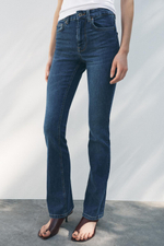 Джинсы bootcut full length со средней посадкой — zw collection