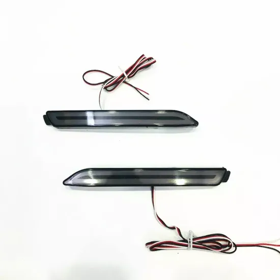 Светодиодные КАТАФОТЫ в задний бампер Тойота Камри 50 V9 type