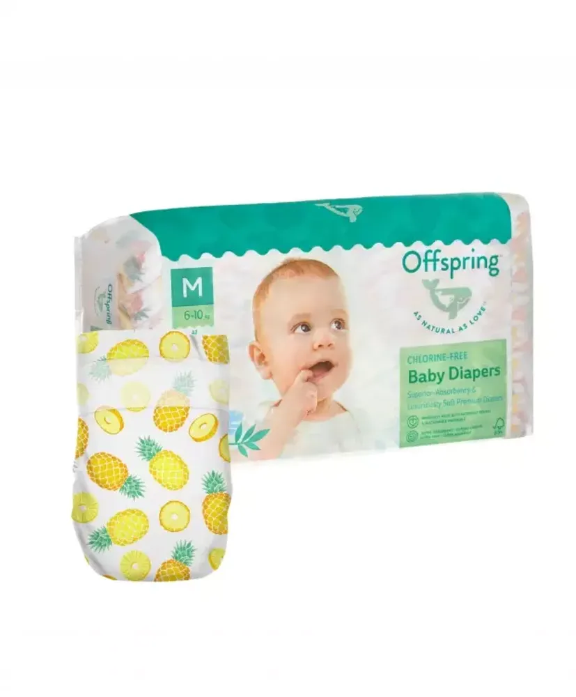 Offspring подгузники М 6-10кг 42шт ананас