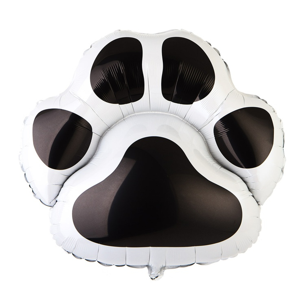 Шар Фольгированный След черный (Черный)