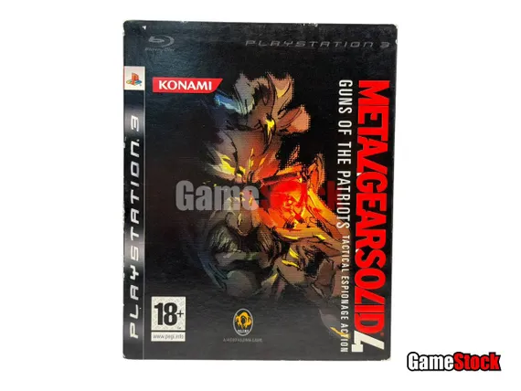 PS3 Metal Gear Solid 4: Guns of the Patriots (Б/У, Английская версия, BLES-00246)
