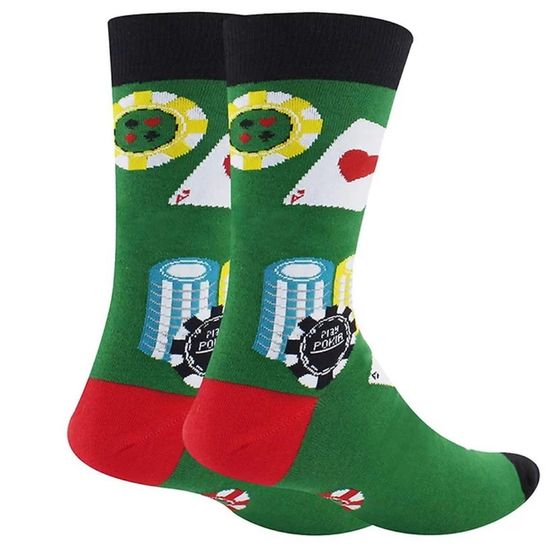 Носки "Казино Монте-Карло", р-р 40-46 (зеленый)