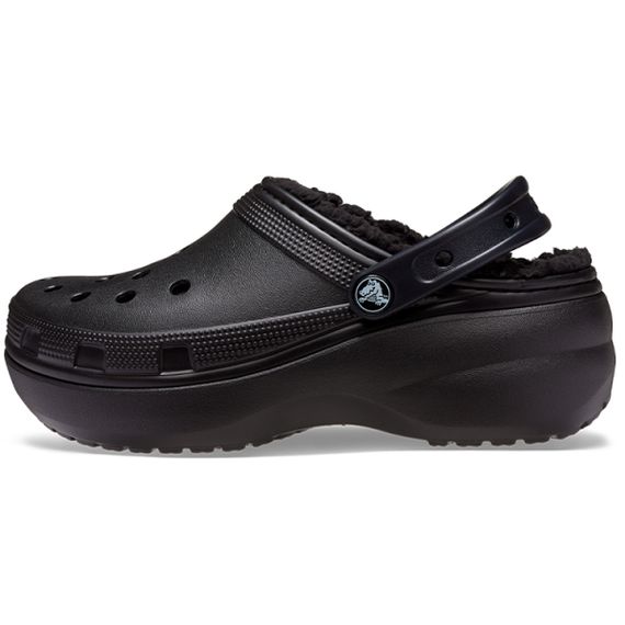 Crocs Classic Platform Lined Clog 'Black'
