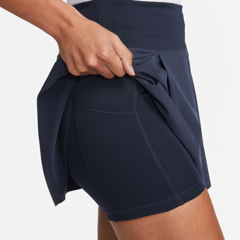 Женская теннисная юбка Nike Dri-Fit Club Short Skirt Women - Dark Blue