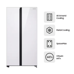 Холодильник Samsung RS62R50311L/WT белый