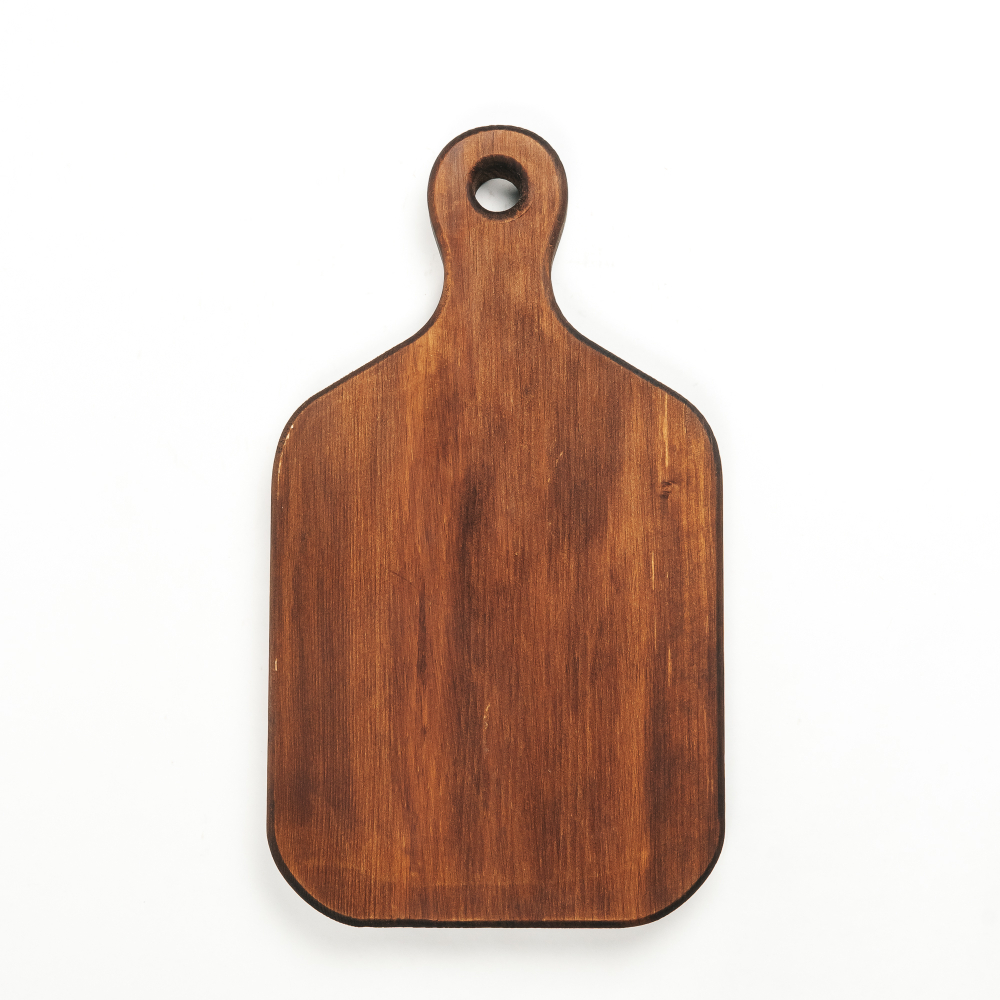 Доска разделочная из древесины сибирского кедра с гравировкой "Нет ничего невозможного". RD76