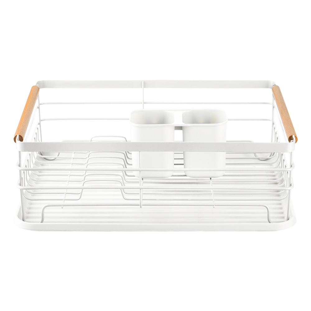 Сушилка для посуды granli, 43x30,5x14 см, белая