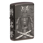 Зажигалка Zippo Knight Fight Design с покрытием High Polish Black