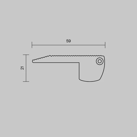 Комплект заглушек (для профиля ALM-5920-S-2M) 2 шт. ALM-5920-S-EC 642090 Led Strip 642090