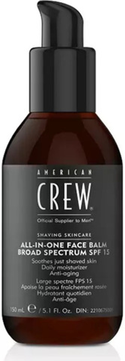 American Crew All in One Face Balm SPF 15 - Увлажняющий бальзам для лица 170 мл