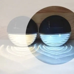 Фонарь садовый «Сфера» 11*11*4,5см, на солнечной батарее, Белый