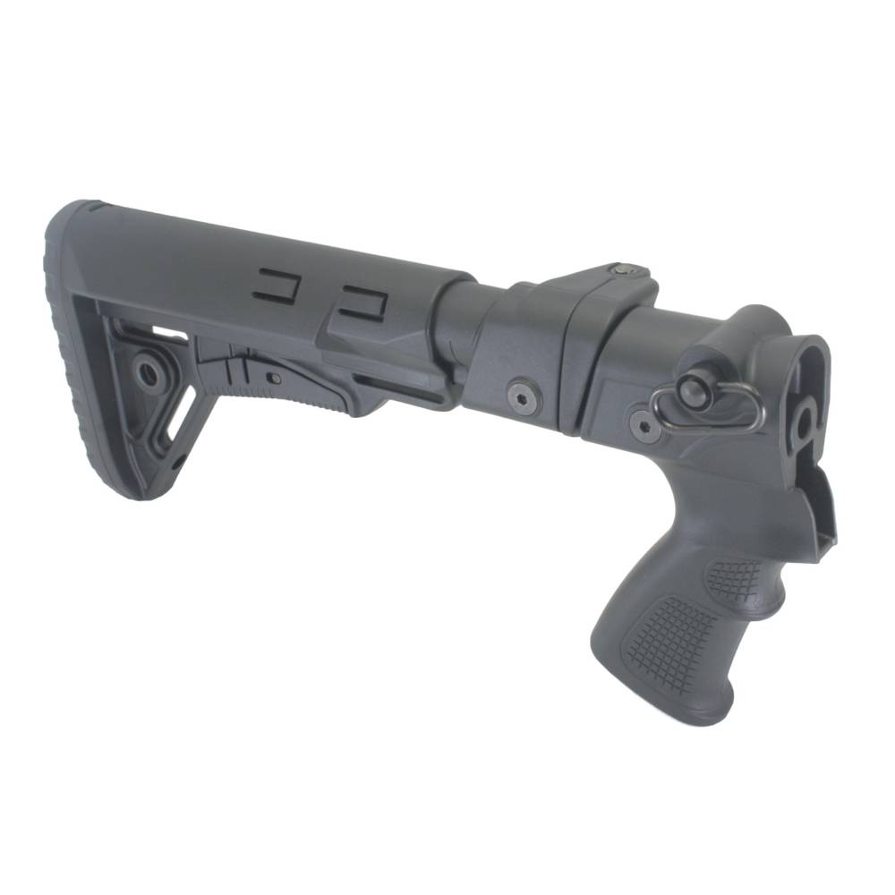 Приклад МР-155 пластик, DLG Tactical. Черный