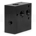 VMP-DBD-ST - Плита стальная под предохранительный клапан DBDS6, с выходами Р, Т и М и под плиту ML31 (Ду6)