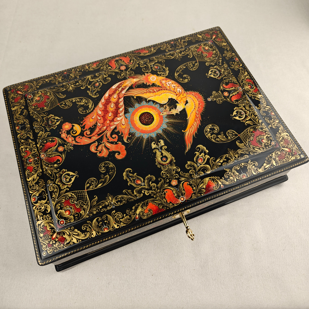 Шкатулка для бумаг А4 "Жар-птица"