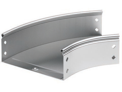 Угол CPO 45 горизонтальный 45° 150х100 в комплекте с крепежнымиэлементами и соединительными пластинами, необходимыми для монтажа, цинк-ламельный