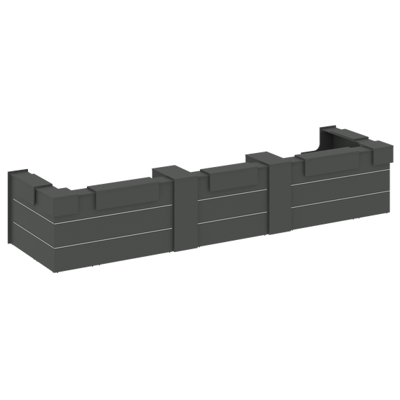 Onix Ресепшн O.R-K-38 Антрацит 6522*1768*1187