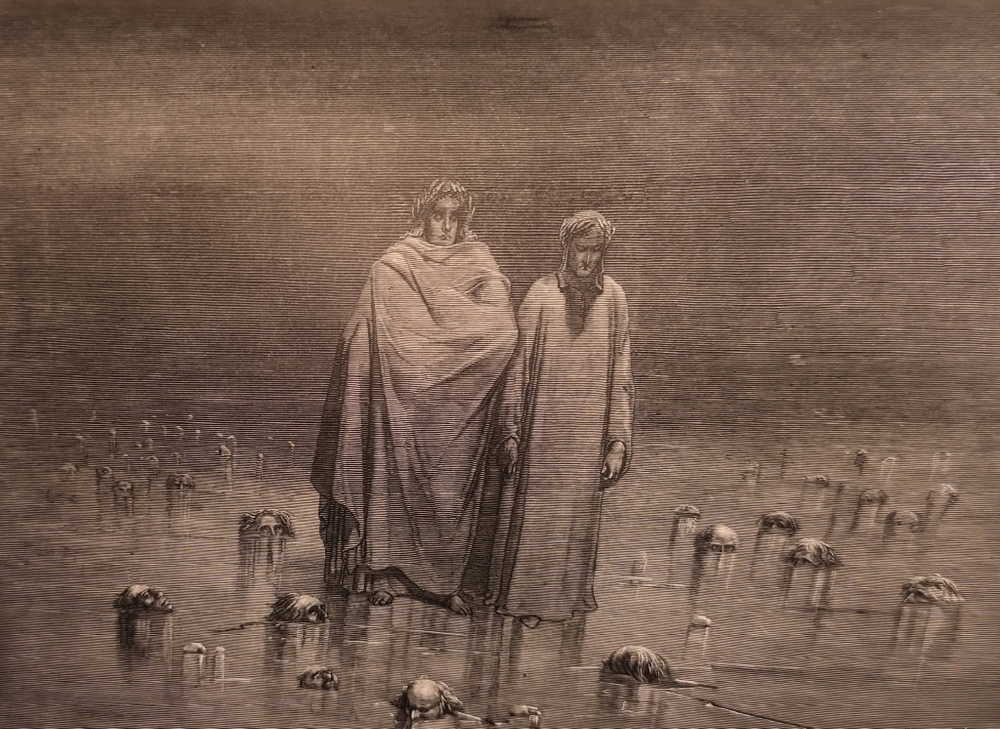 "Божественная комедия в 2-х книгах (т.1: Чистилище и Рай; т.2: Ад)". Данте Алигьери. 1879г.