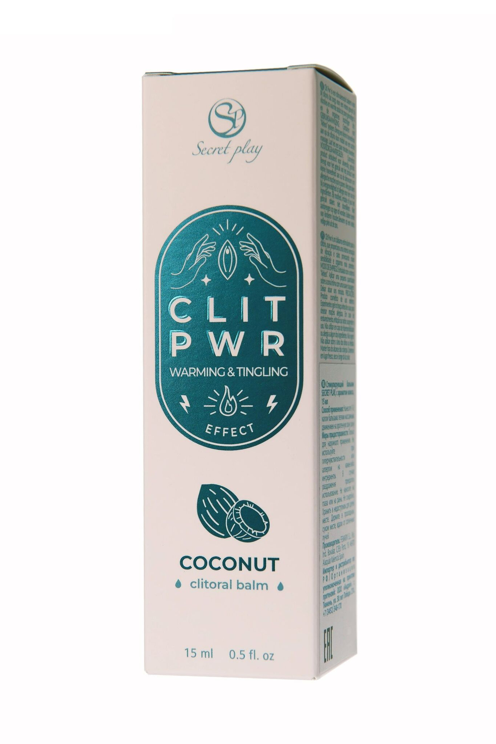 Стимулирующий бальзам для клитора Clit Pwr с ароматом кокоса