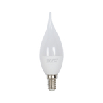 Лампа светодиодная SVC LED CB35-9W-E14-3000K Свеча на ветру Тёплый