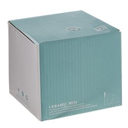 GAEM Кружка с крышкой и ложкой, 450 мл, L8 W8 H9 см