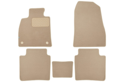 Коврики в салон для HONGQI H5 2023-, седан, 5шт (текстиль, бежевые) KLEVER0411600522110KH