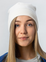 Шапка из флиса Молоко