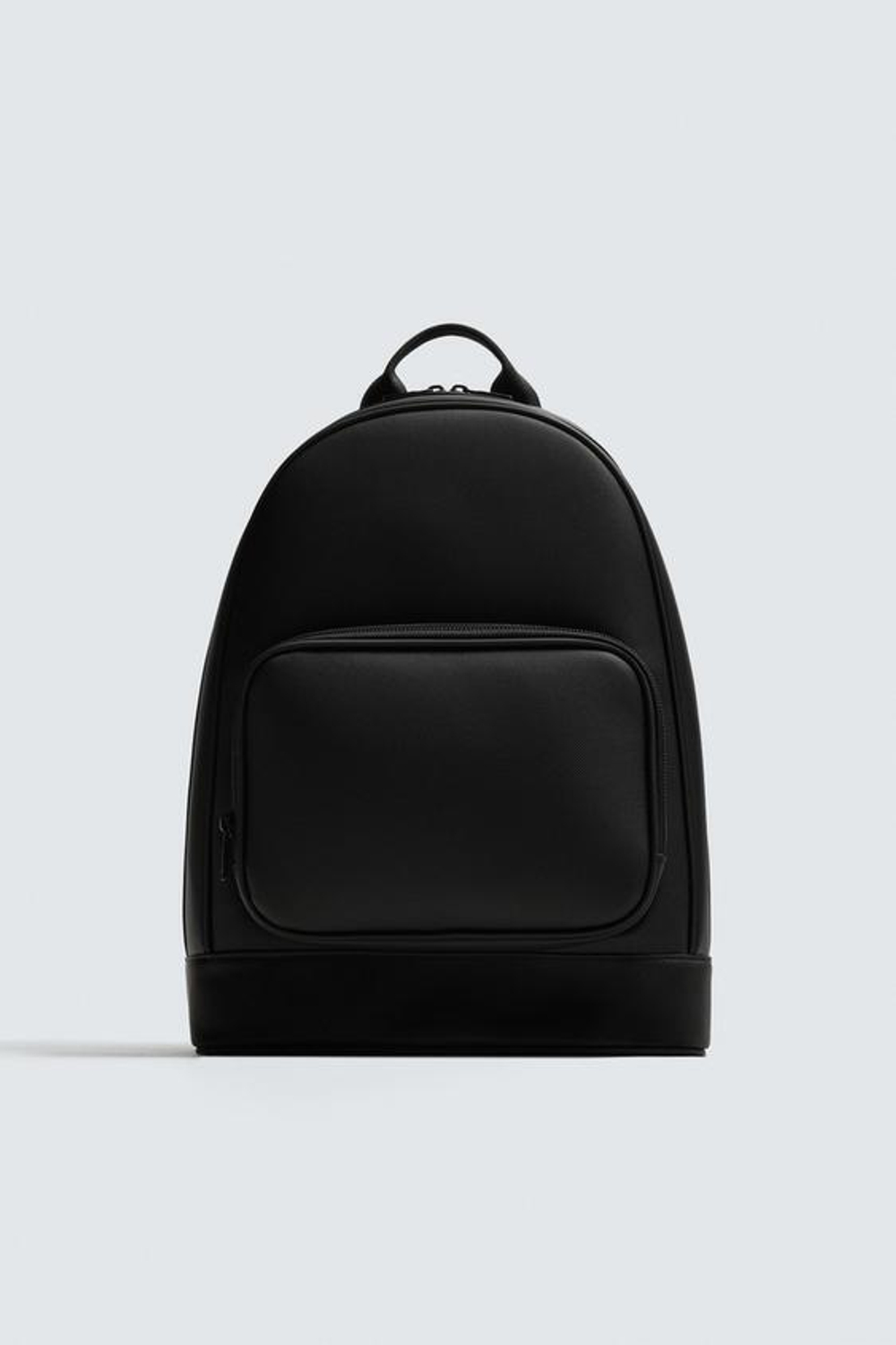 ZARA РЮКЗАК С ТЕКСТУРОЙ, ЧЕРНЫЙ