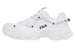 FILA Fila cat's claw fabric synthetic leather shock absorption, non-slip, wear-resistant, breathable, lightweight, low-cut sports casual shoes, the fourth generation of men and women with the same white Korean version