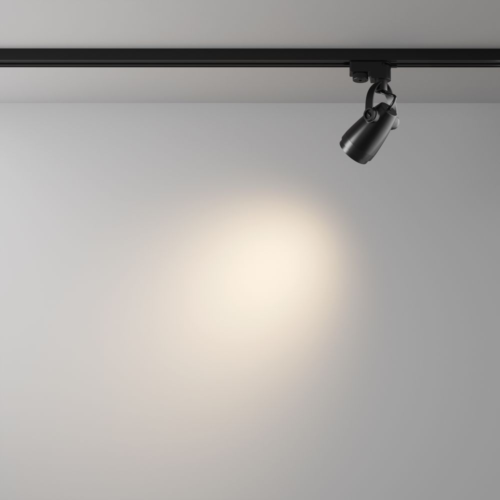 Трековый светильник для однофазного шинопровода Maytoni Unity Celo TR001-1-GU10-B