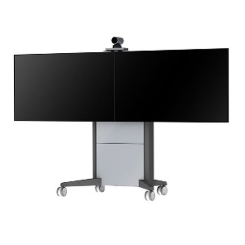 Мобильная стойка для 2-х дисплеев SMS Presence Video Conference Motorized 1290 / 46-65", длина штанги 129 см