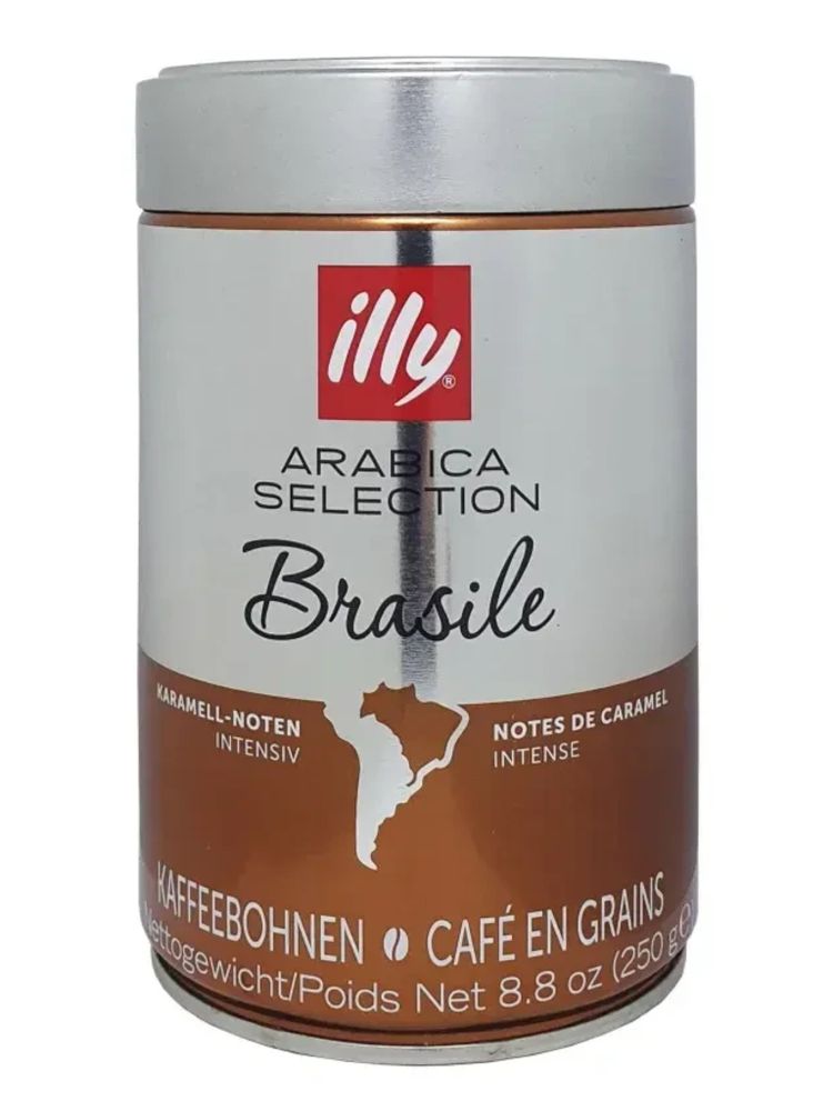 Кофе в зернах ILLY Бразилия 250 г, 2 шт