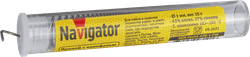 Припой Navigator 93 101 NEM-Pos01-63K-1-F10 (ПОС-63, колба, 1 мм, 10 гр)