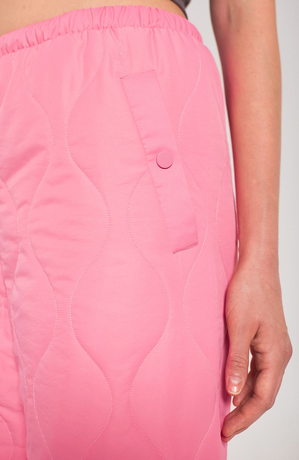 Брюки Alexandra Talalay стёганые AT019 розовато-лиловые