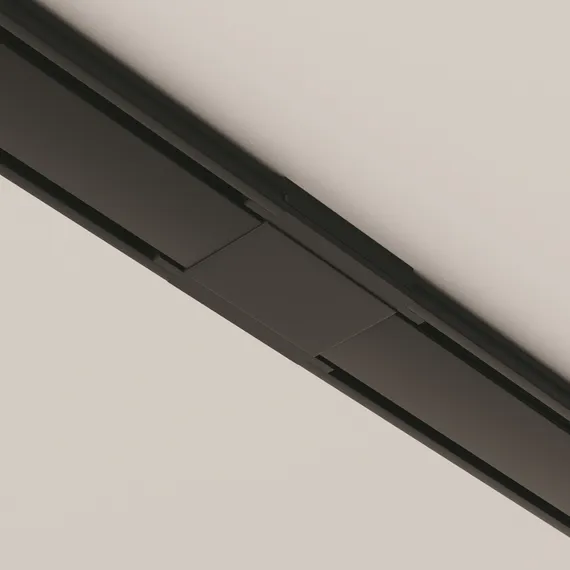 Коннектор питания прямой Radity черный Technical tra084c-11b