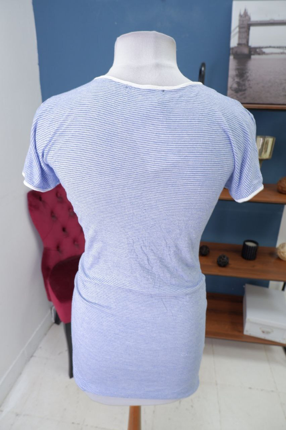 Футболка Cubus в полоску 44 размер