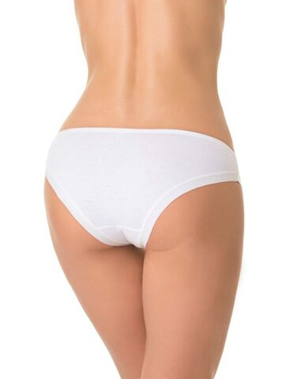 Хлопковые трусики-слипы (Размер: S) (Цвет: белый)
