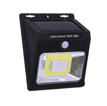 Мощный уличный фонарь на солнечной батарее с датчиком движения
